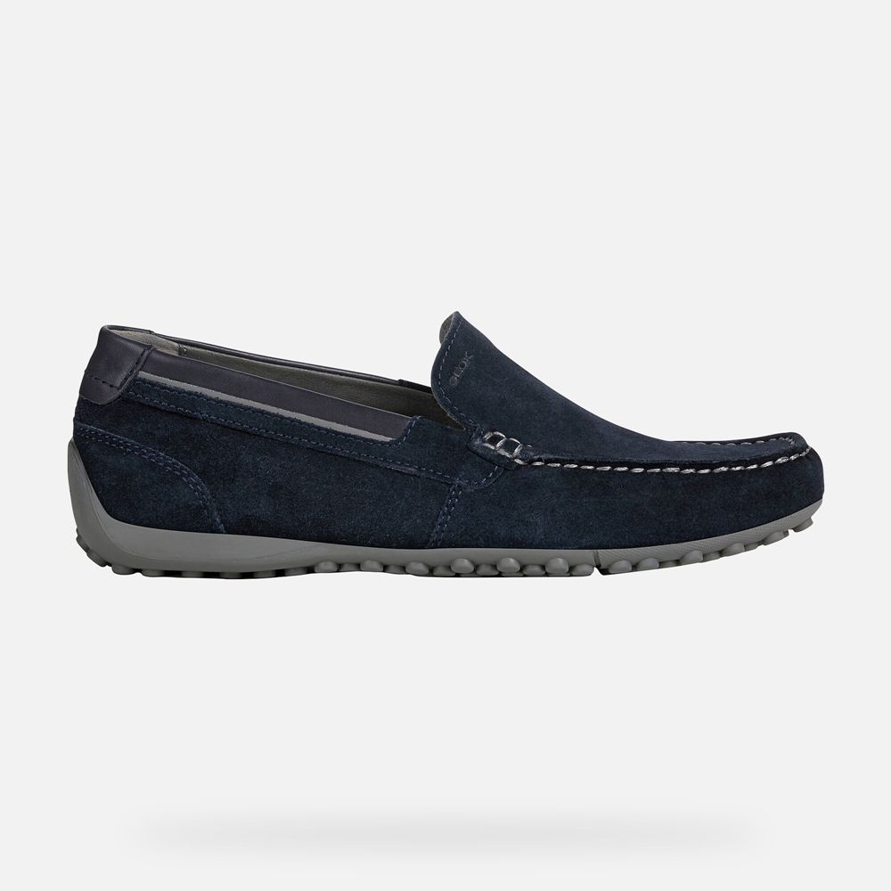 Mocassin Geox Snake - Bleu Marine - Homme 345180-UFQ